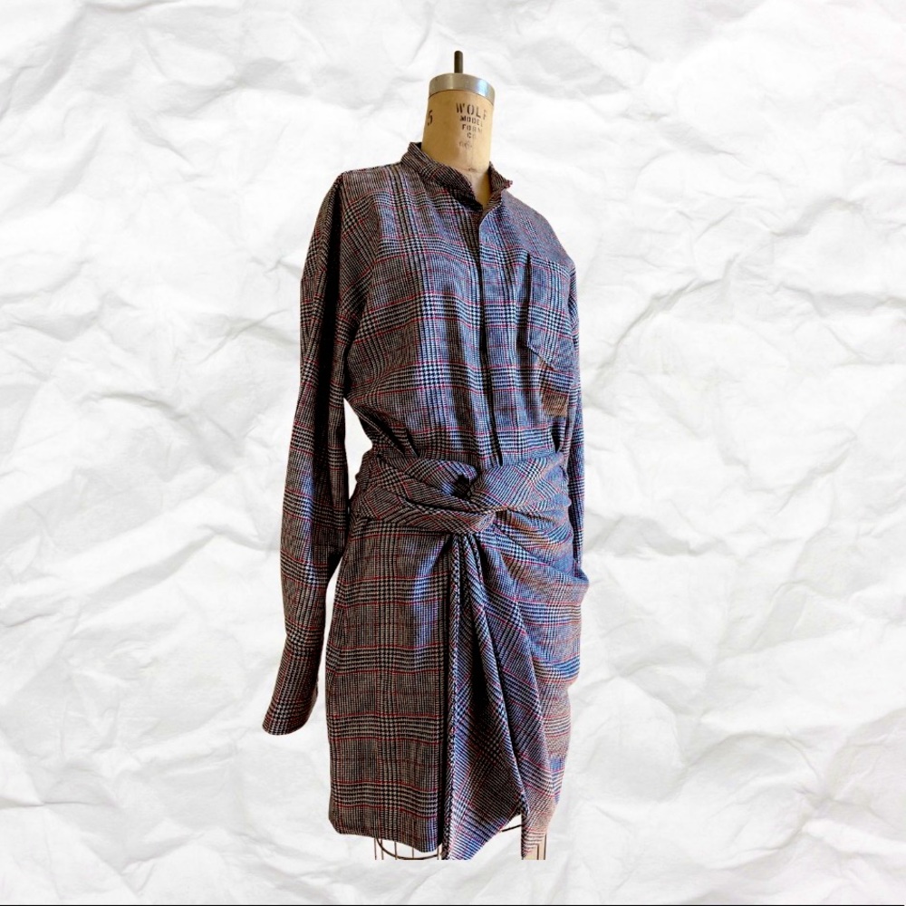 Isabel Marant Knotted Drop Waist Dress